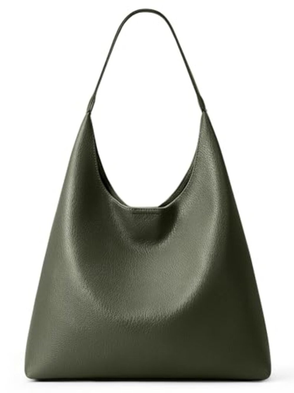 KALIDI Vegan Leather Slouchy Hobo Tote Bag Casual Shoulder Purse